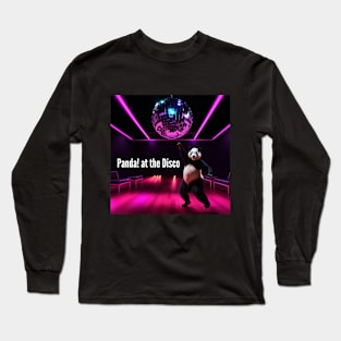 Panda! at the Disco Long Sleeve T-Shirt